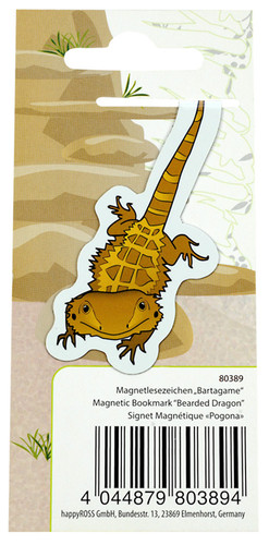 Magnet lesezeichen bartagame - lesezeichen,