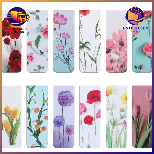 Magnetische lesezeichen blumen - lesezeichen,